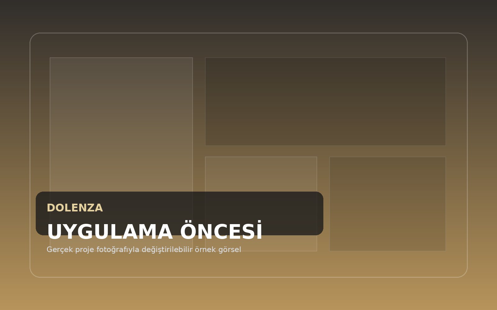 Bursa mutfak tadilatı öncesi mekan görünümü