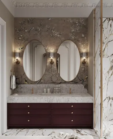 Banyo dolabı modeli ve lavabo altı depolama tasarım örneği — DLN-BN-055