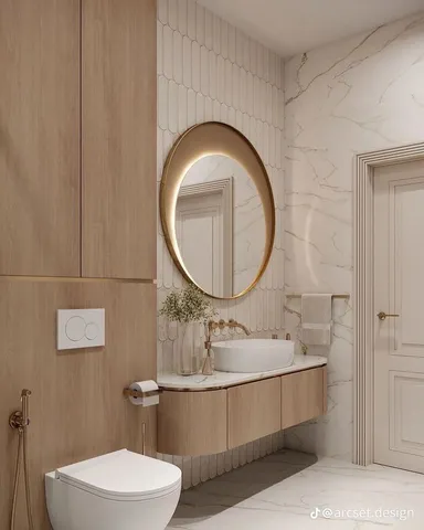 Banyo dolabı modeli ve lavabo altı depolama tasarım örneği — DLN-BN-059