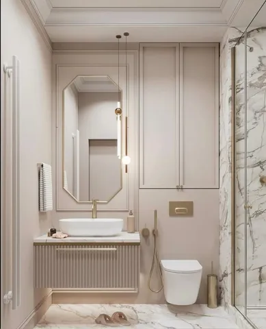 Banyo dolabı modeli ve lavabo altı depolama tasarım örneği — DLN-BN-075