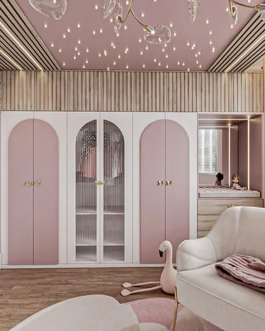 Genç odası modeli için mobilya yerleşimi örneği — DLN-CO-013