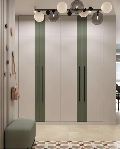 Gardırop modeli ve giysi depolama tasarım örneği — DLN-GD-008