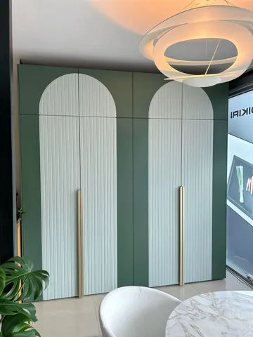 Gardırop modeli ve giysi depolama tasarım örneği — DLN-GD-025