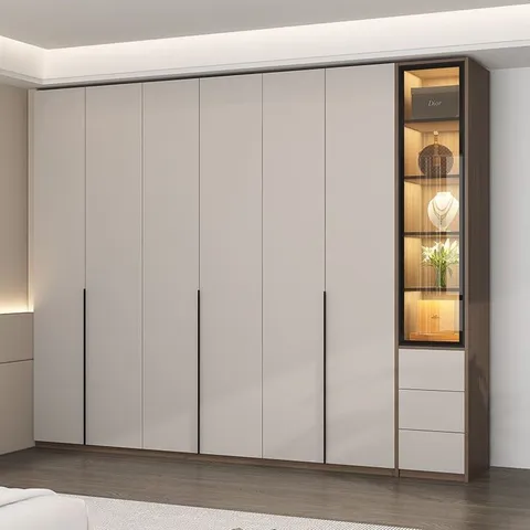 Gardırop modeli ve giysi depolama tasarım örneği — DLN-GD-028
