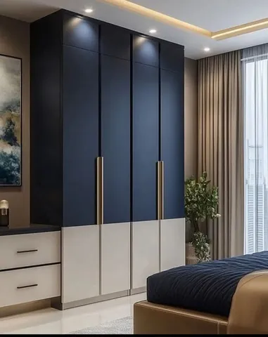 Gardırop modeli ve giysi depolama tasarım örneği — DLN-GD-030