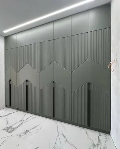 Gardırop modeli ve giysi depolama tasarım örneği — DLN-GD-031