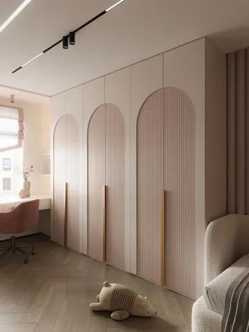 Gardırop modeli ve giysi depolama tasarım örneği — DLN-GD-036