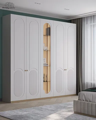 Gardırop modeli ve giysi depolama tasarım örneği — DLN-GD-047