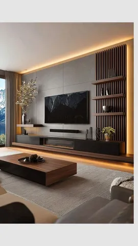TV ünitesi modeli ve depolama tasarım örneği — DLN-TV-007