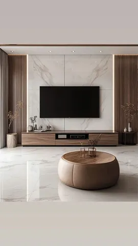TV ünitesi paneli ve depolama dolabı tasarım örneği — DLN-TV-011