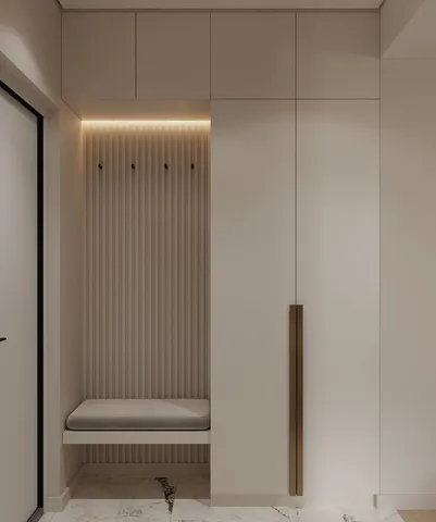 Portmanto modeli için antre mobilyası tasarım örneği — DLN-VS-027