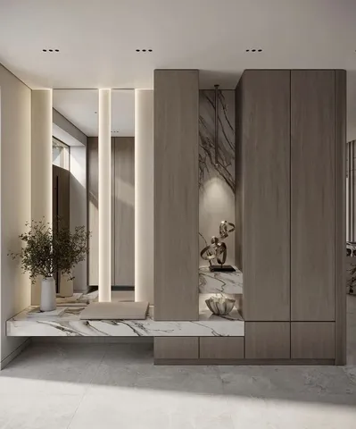 Portmanto modeli için antre mobilyası tasarım örneği — DLN-VS-030
