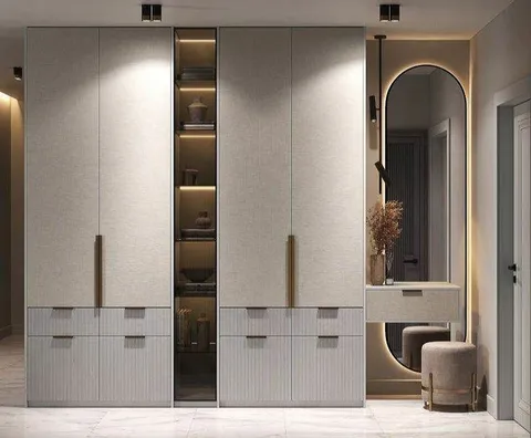 Portmanto modeli için antre mobilyası tasarım örneği — DLN-VS-036