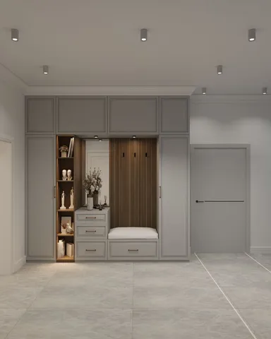 Portmanto modeli için antre mobilyası tasarım örneği — DLN-VS-042