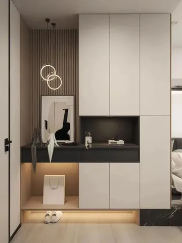 Portmanto modeli için antre mobilyası tasarım örneği — DLN-VS-051
