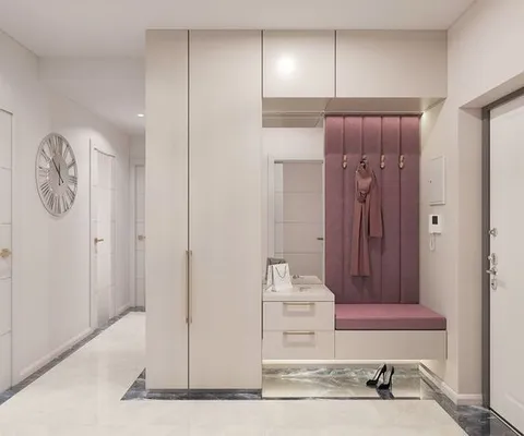 Vestiyer modeli ve antre dolabı tasarım örneği — DLN-VS-019