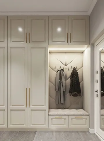 Vestiyer modeli ve antre dolabı tasarım örneği — DLN-VS-022