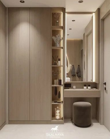 Vestiyer modeli ve antre dolabı tasarım örneği — DLN-VS-043