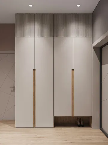 Vestiyer modeli ve antre dolabı tasarım örneği — DLN-VS-049