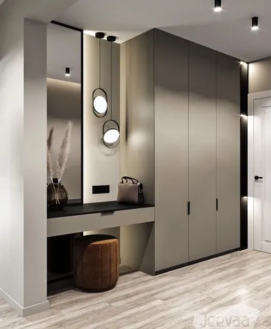 Vestiyer modeli ve antre dolabı tasarım örneği — DLN-VS-058