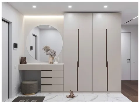 Vestiyer modeli ve antre dolabı tasarım örneği — DLN-VS-076